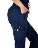 Libra skinny women's Jogger scrub pant-Navy ; *PRE-ORDER* Will ship by 10/30/2024