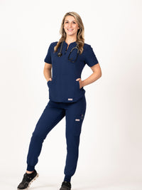 Eden oversized scrub top; *PRE-ORDER* Will ship by 10/30/2024